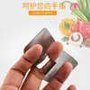 Protetor de Dedo Ajustável em Aço Inoxidável, Protetor de Mão para Cortar Vegetais, Gadget de Cozinha Que Não Machuca as Unhas, Escudo de Mão Anti-Corte