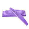 Tira de Borracha Esponjosa Meia-Lua Personalizada de Fábrica Esponja de Alta Elasticidade Lixa de Unha Fosca Dupla Face Tira de Manicure Ferramenta de Manicure