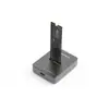 Dock para HD M.2 Lanshuo Leitor de Estado Sólido Sata/Nvme Caixa de Disco Rígido de Liga de Alumínio Protocolo Duplo para Computador e Celular