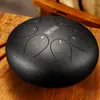 [Instrumento Musical Huashu] Tambor Etéreo de 8 Tonos de 10 Pulgadas, Lengua Redonda, Plato de Percusión Vacío de Color, Tambor de Lengua de Acero, Instrumento de Percusión para Principiantes