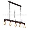 Serie de Candelabros Industriales Retro Americanos de Tubería de Agua Lámparas de Estándar Americano para Restaurante Bar Cafetería