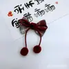 Nuevo Accesorios de Bola Colgante de Cuadros Rojos, Lazo, Pasador, Funda de Teléfono, Bolsa de Calcetines, Ropa, Accesorios para Mascotas, Bricolaje