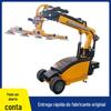 Móvel multi-função instalação hidráulica Manipulador de carro de vidro de parede de cortina girando flip carro de elétrico
