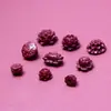 Marca Famosa Cristal Roxo Ouro Areia Cinábrio Lótus Esculpido Nuvem de Trás Contas Espaçadoras Pingente Joia Pingente de Contas Soltas Acessório