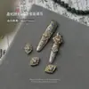 Acessórios de Nail Art no Estilo da Corte Imperial, Proteção de Unhas de Zhen Huan, Nail Art Buccellati, Unhas Vestíveis de Zircônia, Diamantes para Unhas