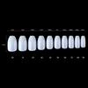 Herramientas de Manicura Uñas Coreanas Cortas Ballet Cabeza Plana Sticker Completo Transparente Natural Francés Uñas Postizas Piezas 500 Piezas