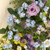 Simulación de balonmano pequeño boda mano sosteniendo flor de simulación fabricantes comercio exterior balonmano pequeño bola de nieve blanca madera hortensia hogar flores artificiales