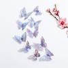 Pegatinas de Pared de Mariposas 3D Estéreo Coloridas Recortadas Artificiales de Doble Capa Decoración de Pared Decoraciones Creativas para el Hogar de Alta Gama