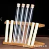 Suporte de Exibição de Tubo de Incenso de Bambu em Estoque, Suporte de Incenso, Suporte de Incenso de Agarwood, Suporte de Incenso, Exibição e Armazenamento de Incenso, Prateleira de Madeira Maciça