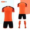 Uniforme de fútbol infantil, ropa deportiva de entrenamiento para niños y niñas, manga corta, estampado para estudiantes de primaria y secundaria.