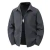 Camisa casual de veludo para homens, tamanho grande, para primavera e outono, de manga comprida, jaqueta, top moderno para homens