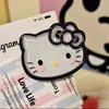 Pinza para el Cabello con Lazo de Gato en Esquema de Colores Negro y Rosa, Accesorio para el Cabello de Dibujos Animados Dulce y Lindo para Niñas, Pinza de Pato