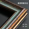 Moldura externa para pintura a óleo estilo retrô americano pintura digital de parede pintura feita sob medida moldura para ponto cruz decoração de casa pintura moldura de espelho foto diy