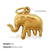Novedades Transfronterizas Europeas y Americanas, Colgantes de Animales de Diamantes DIY Lindos y Exquisitos, Colección Versátil de Colgantes Chapados en Acero Inoxidable con Oro de 18 Quilates