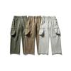 Pantalones casuales de tres piezas, estilo retro, teñido sucio, holgados y rectos, con bolsillos, para hombre, SK1165