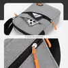 2026 Inverno Nova Bolsa de Ombro Urbana Simples Masculina Bolsa de Ombro Masculina Cor Sólida Nylon Bolsa Masculina