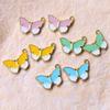 Cinturón de aleación estilo coreano con mariposa colgante, pendientes de hada DIY, funda para teléfono móvil, colgante, tocado femenino, material al por mayor