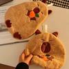 Lindo Capibara Toalla de Mano para Limpiar Suave y Cómoda para Colgar Lindo Cocina Absorbente Espesado Inodoro Dibujos Animados Paño de Mano