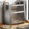Y*H Nuevo Estante de Almacenamiento para Platos Estante de Almacenamiento de Cocina Gabinete Doméstico para Platos Estante Escurridor Tazones y Palillos Almacenamiento de Vajilla