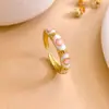 Anillo Transfronterizo Más Vendido Ojo del Diablo Esmalte Moda Cobre Microincrustado Circonita Diseño Simple Anillo Ajustable