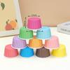 XYT Vaso de Papel para Hornear a Alta Temperatura Vaso Sombrero de Paja Vaso Mafen Rollo de Papel de Aluminio Vaso de Papel para Pastel Hogar Color Sólido Pastel