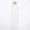 Copo de plástico de 1000ml Copo Espacial Grande Capacidade Gradiente Fosco Copo de Água Tampa de Cobre Puro Tritan Tampa de Aço Inoxidável
