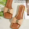 Sandalias planas tejidas de comercio exterior transfronterizo europeo y americano, chanclas para mujer, uso casual informal, colores lisos europeos y americanos, venta al por mayor, tallas grandes