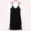 Estilo Novo de Verão com Bojo e Camisola Estendida, Peça Única Sem Mangas de Saia Longa, Peça Única com Alças Finas, Saia Sexy para Casa, Camisola Feminina