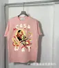 Novedades de Verano Serie Casa Unisex Casual Holgado Camisetas de Manga Corta Estilo Americano en Stock Venta al por Mayor Casual Transfronterizo
