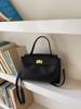 Bolso Portátil con Hebilla de Cierre Transfronterizo para Mujer, Bolso Versátil de Hombro y Cruzado, Bolso Cuadrado Pequeño para Mujer con Textura de Cuero Suave de Nicho, Bolso para Mujer Más Vendido