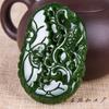 Xinjiang Jasper Mongol Extranjero Cortado Pez Cada Año Colgante Jade Hetian Jade Blanco Carpa Saltando Pórtico Colgante Hecho a Mano