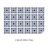 Pegatinas de Azulejos Autoadhesivas Mate para Impermeabilización de Aceite en Cocina, Renovación de Baño, Pegatinas de Pared Estilo Europeo, Artículo Popular en Amazon Temu