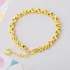 Auténtico Pulsera de Trébol de Cuatro Hojas Chapada en Oro para Mujer, Pulsera Versátil con Amuleto de la Suerte en Forma de Corazón para Mujeres, Venta al por Mayor desde el Fabricante