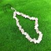 Cadena para teléfono móvil de grava de cristal irregular natural Cadena colgante de mano para mujer de cristal ágata transfronteriza europea y americana al por mayor