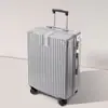 ¡Wow Maleta Personalizada para Estudiantes Mujeres, Trolley de Ángulo Recto Retro Resistente a Rayones Caja con Contraseña, Maleta de Cabina con Marco de Aluminio
