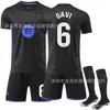 Modelo No 2526. 10 Jersey Messi Barcelona Jersey Mamba Negro No. Conjunto de Uniforme de Fútbol 14 Rashford Yamal