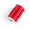 0.5-2.5mm Cuerda de Cera Hilo de Cera Coreano Hilo de Goma Multicolor Cuerda de Cuero Collar Pulsera Colgante Cuerda Trenzada Mayoreo