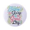 Serie de broches calientes con letras inglesas transfronterizas, broche moderno, texto inspirador exquisito, insignia de hojalata, pin decorativo para mochila
