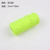 Cuerda de Algodón de Colores de 2 mm Hilo de Algodón Cuerda Decorativa Hecha a Mano DIY Cuerda para Atar Envoltura de Regalos Cuerda para Tejer Tapices Venta al por Mayor