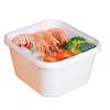 Caja de embalaje desechable para lonchera, caja de embalaje, cierre engrosado, caja para almuerzo de picnic al aire libre, grado alimenticio, para uso doméstico, calentamiento, para llevar, cuadrada