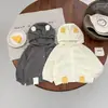 Ropa de protección solar estilo caricatura para bebés y niños pequeños, prenda exterior de verano fina y transpirable con capucha para niños y niñas