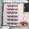 Sin Pegamento, No Requiere Retirada, Pestañas Postizas Azules Súper Voluminosas tipo Lágrimas, Tridimensionales, Dinámicas, Ligeras y Suaves, Rejuvenecedoras, Naturales y Fotogénicas
