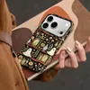Serie de Halloween estantería libros fantasma margarita manzana 18pm funda de película esmerilada funda de teléfono iPhone15pm