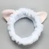 Linda Diadema de Peluche de Dibujos Animados para Mujer Otoño e Invierno Lavado de Cara Impermeable Antideslizante Pañuelo para el Cabello Popular Nuevo 2025 Recogido para el Cabello Accesorios para el Cabello