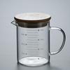 Taza medidora de vidrio espesado con escala Taza medidora de vidrio para el hogar con escala Taza medidora de vidrio Taza de agua Taza de té