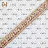 Bolsa de Cuerda Redonda Pequeña con Perlas de Arroz y Diamantes Completos Accesorios para Zapatos con Cordón de Diamantes de Imitación Accesorios para Sandalias