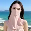 Mascarilla Facial para Ciclismo al Aire Libre para Mujeres 2026 Nueva Máscara de Protección Solar de Cara Completa Máscara de Sombrilla Protección UV Moderna
