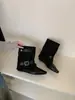 Botas de tornozelo com salto interno estilo francês, novo modelo inverno 2026, botas curtas emagrecedoras para mulheres