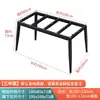 Soporte de pata de mesa de comedor de baldosa de pizarra simple, Base de soporte de mármol, Pata de mesa de vidrio, Tablero de madera, Estructura de mesa de hierro metálico