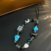 Cadena para Teléfono Móvil Luna Pequeña Rosa Azul Nuevo Cordón para Teléfono Móvil Colgante Corto Estilo Ins Cadena Colgante para Cámara Ccd de Mujer Nuevo Estilo